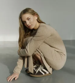 Kjole - Uld - Strik - Korysy - Deer Melange|Sofie Schnoor Sale