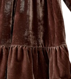Kjole - Velour - SelineSB - Brun|Sofie Schnoor Online