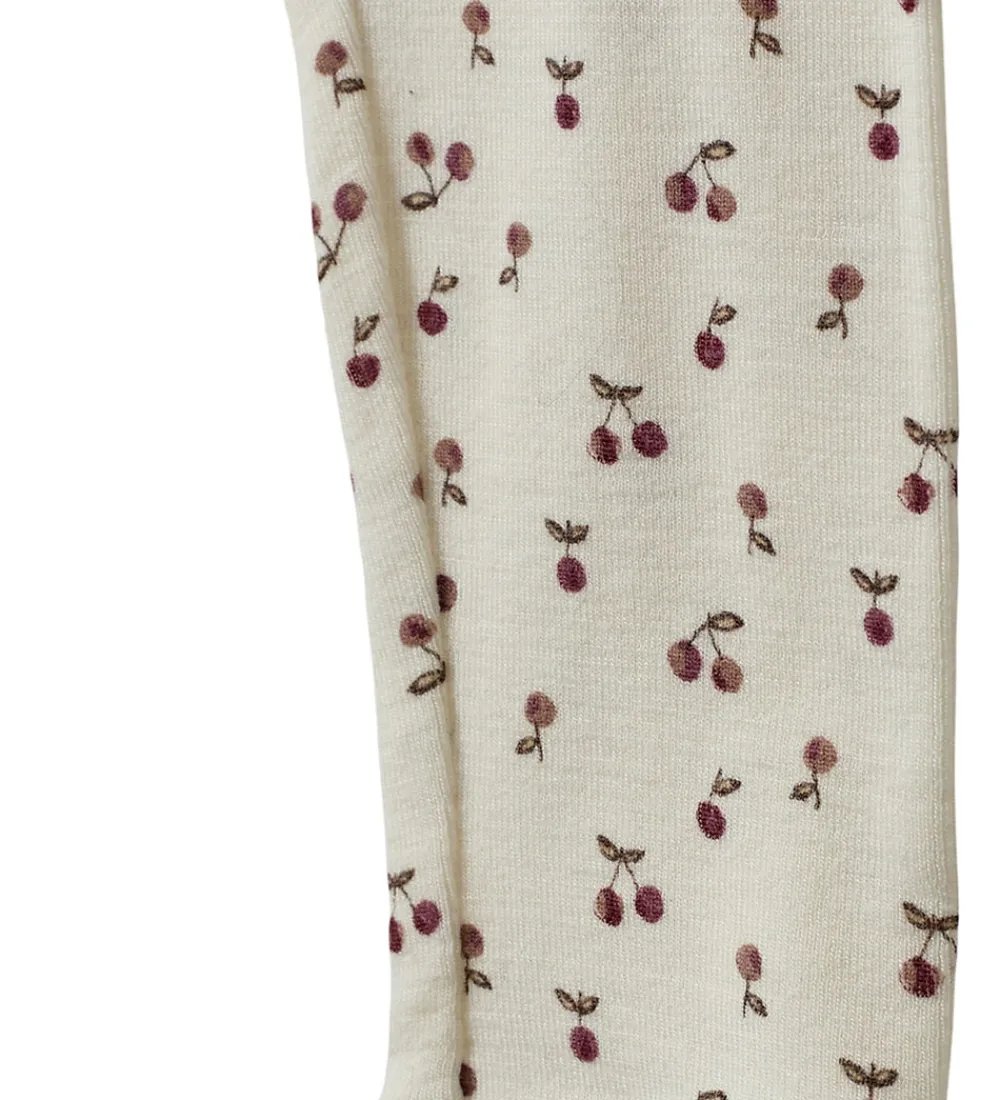 Leggings - Nalinesb - Aop Cherry|Sofie Schnoor Sale