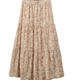 Nederdel - Flower Soft Brown|Sofie Schnoor Outlet
