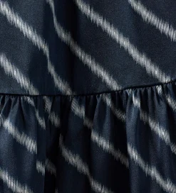 Nederdel - Navy Blue m. Striber|Sofie Schnoor Online