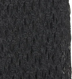 Nederdel - Sort m. Hulmønster|Sofie Schnoor New