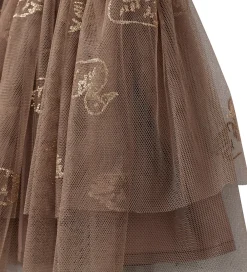 Nederdel - Tyl - Siggysk - Brun m. Glitter|Sofie Schnoor New