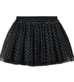 Nederdel - Tyl - Siggysk - Sort m. Prikker|Sofie Schnoor Online