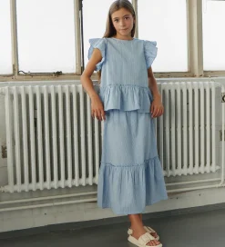 Nederdel - Vivisy - Light Blue Stripe|Sofie Schnoor Outlet