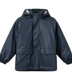 Regnjakke m. Vattering - PU - BillieSK - Dark Blue|Sofie Schnoor Discount