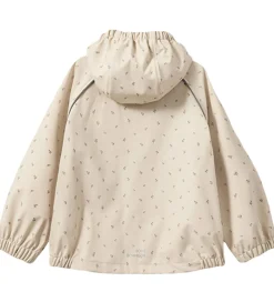 Regntøj - PU - Varask - Sand m. Blomster|Sofie Schnoor Best