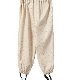 Regntøj - PU - Varask - Sand m. Blomster|Sofie Schnoor Best