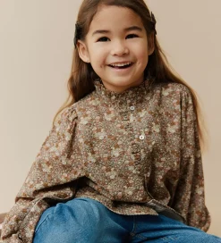 Skjorte - Bessiesk - Brown|Sofie Schnoor Clearance