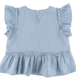 Top - Sallysy - Light Blue Stripe|Sofie Schnoor Online