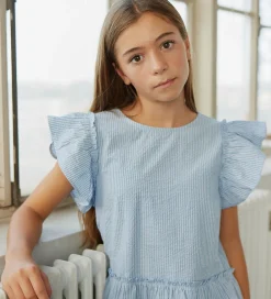 Top - Sallysy - Light Blue Stripe|Sofie Schnoor Online