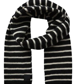 Tørklæde - Strik - Lailasy - Sort m. Striber|Sofie Schnoor Hot