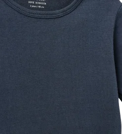 T-shirt - Rib - Dark Blue|Sofie Schnoor Clearance