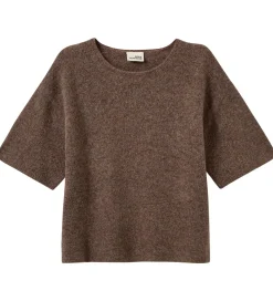 T-shirt - Strik - CerinSY - Brown Melange|Sofie Schnoor Clearance