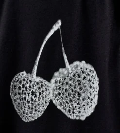 T-shirt - ZenaSY - Sort m. Print|Sofie Schnoor Clearance