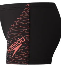 Badebukser - Medley Logo - Sort m. Rød|Speedo Outlet