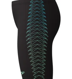 Badebukser - Plastisol Placement - Sort m. Grøn|Speedo