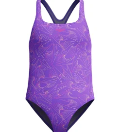 Badedragt - HyperBoom Allover Medalist - Lilla/Pink|Speedo Clearance