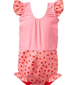 Blebadedragt - Happy Nappy Costume - Strawberry Fie|Splash About Sale