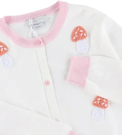 Cardigan - Strik - Ivory/Rosa|Stella McCartney Kids Discount