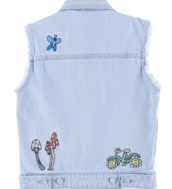 Denimvest - Lyseblå m. Broderi|Stella McCartney Kids Online