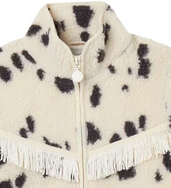 Fleecejakke- Hvid/Koksgrå|Stella McCartney Kids New