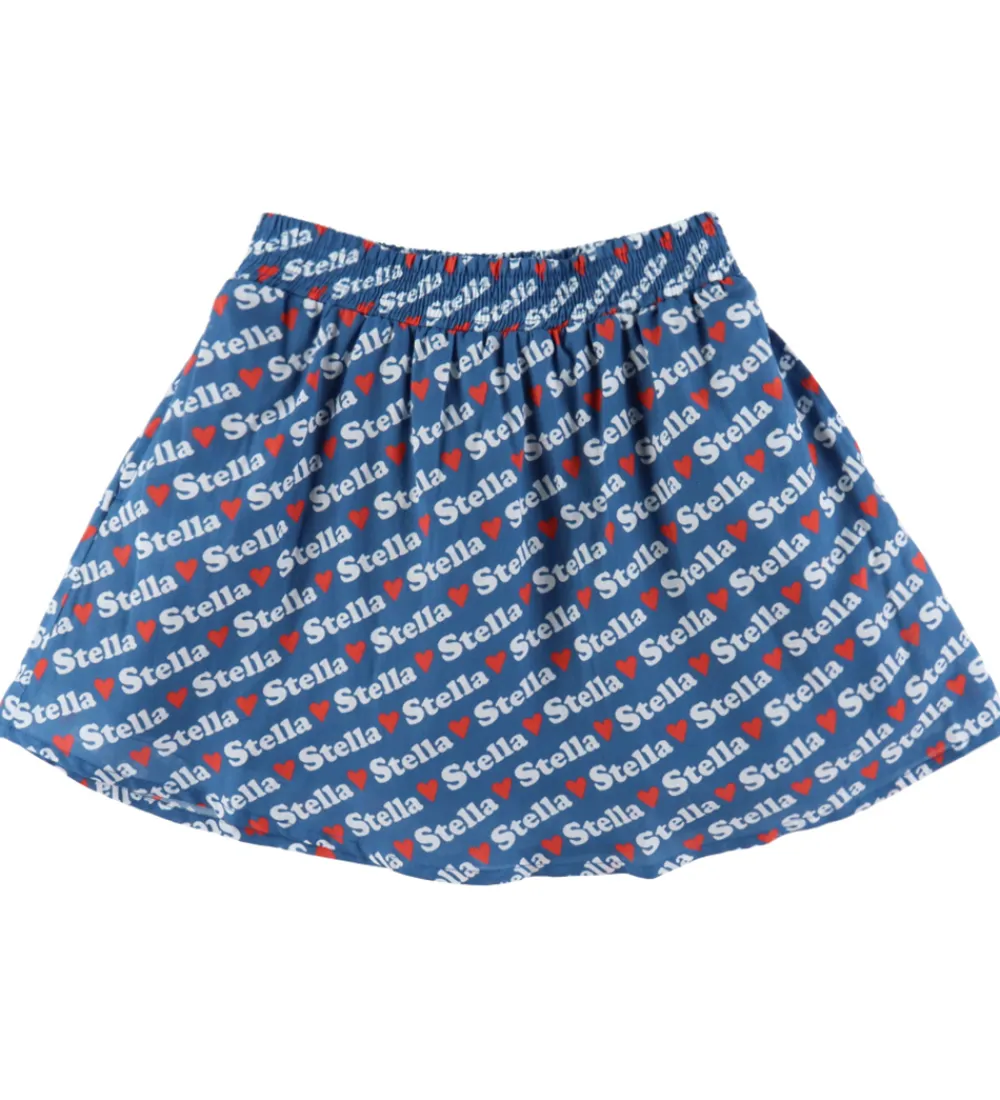 Nederdel - Blå m. Logoprint|Stella McCartney Kids New