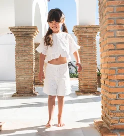 That's Mine Skjorte - Ibbi - Brilliant White m. Hulmønster|Thats Mine New