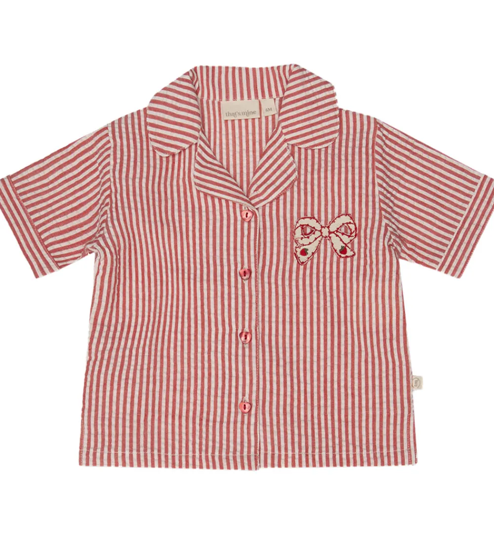 That's Mine Skjorte - Ino - Red Stripe|Thats Mine New