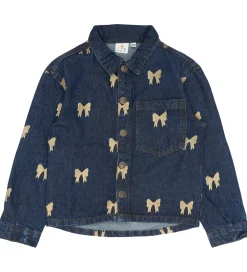 Denimjakke - TnRaquel - Medium Blue Denim AOP|The New Best