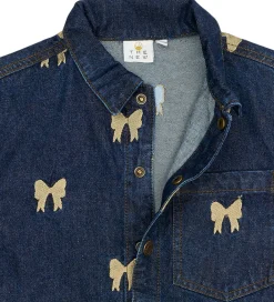 Denimjakke - TnRaquel - Medium Blue Denim AOP|The New Best