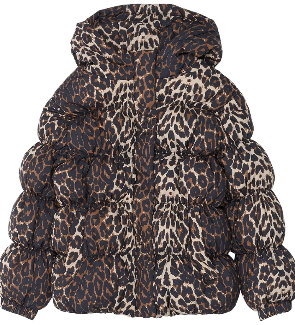 Dynejakke - TnPuffa - Leopard AOP|The New Online
