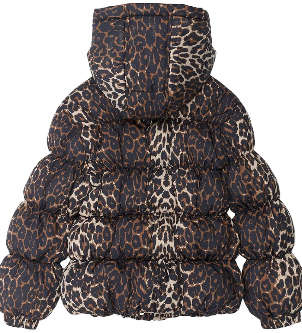 Dynejakke - TnPuffa - Leopard AOP|The New Online