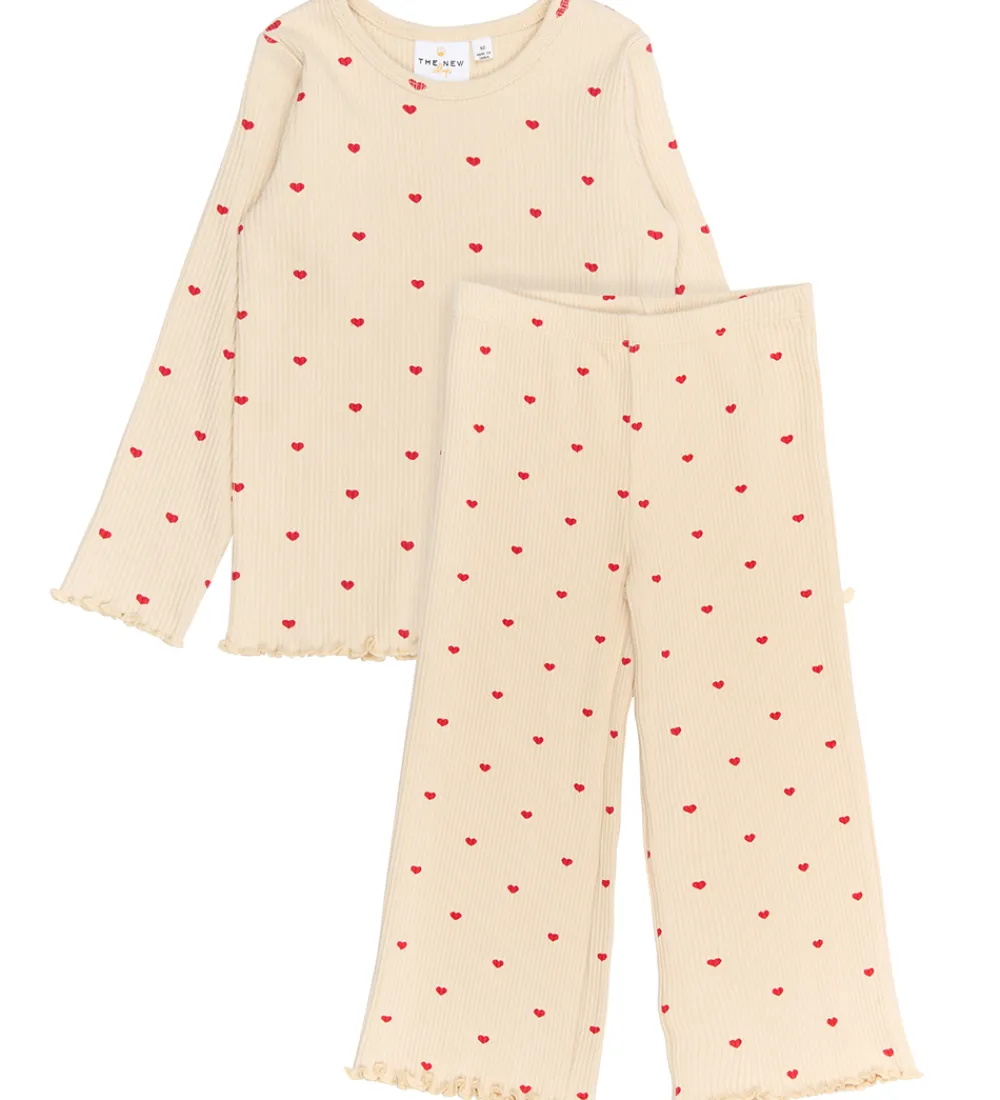 Nattøj - Rib - TnstHoliday - Gardenia Aop|The New Online