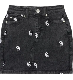 Nederdel - TnLykke - Black Denim Wash|The New Best