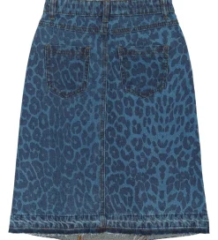 Nederdel - TnPrima - Mediun Blue Denim/Leo|The New Outlet