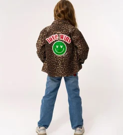 Overshirt - Twill - TnPanya - Feather Gray/Leo|The New Online