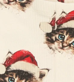 Siblings Leggings - Rib - TnsbHoliday - Gardenia Cat|The New Discount