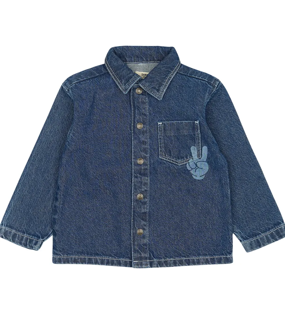 Siblings Overshirt - TnstParker - Blue Denim|The New Clearance