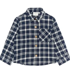 Siblings Skjorte - TnstRiggs - Flannel - Navy Blazer Che|The New Outlet