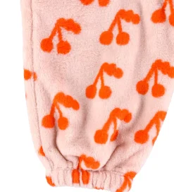 Fleecebukser - Cherries - Wild Rose|Tiny Cottons Outlet