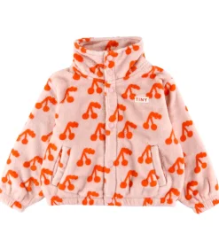 Fleecejakke - Cherries - Wild Rose|Tiny Cottons