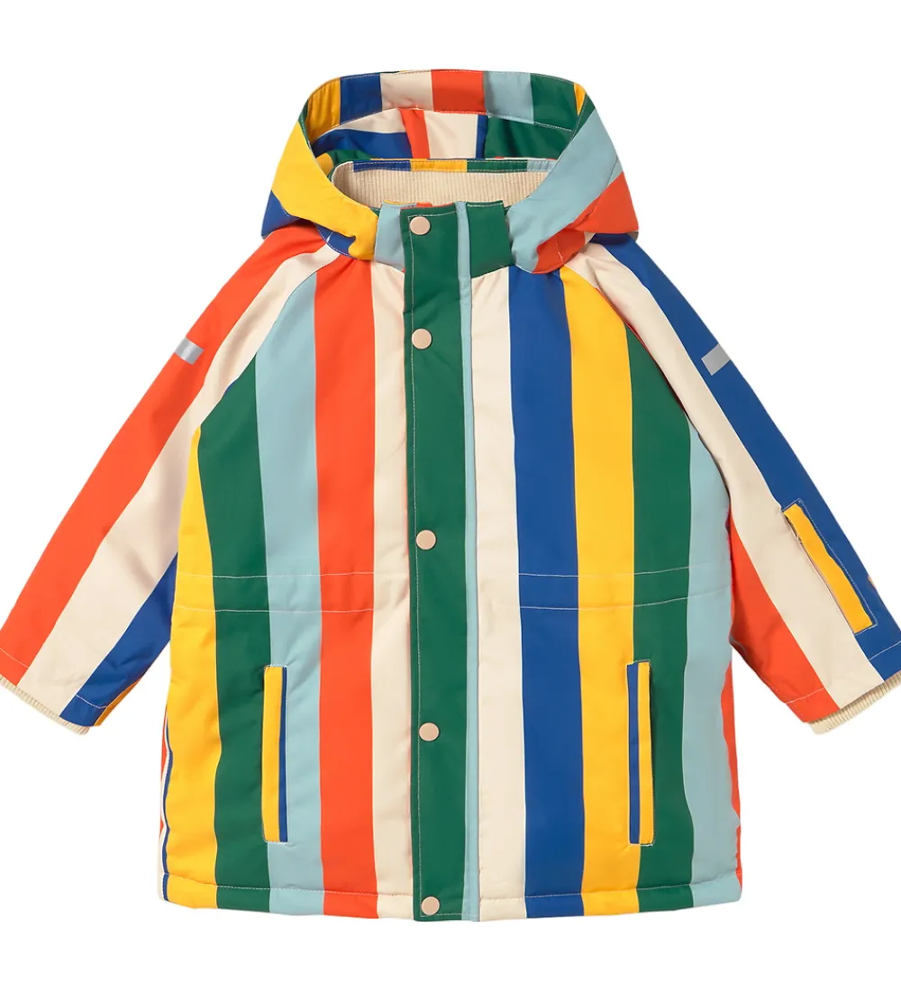Vinterjakke - Multicolor Stripes|Tiny Cottons Clearance