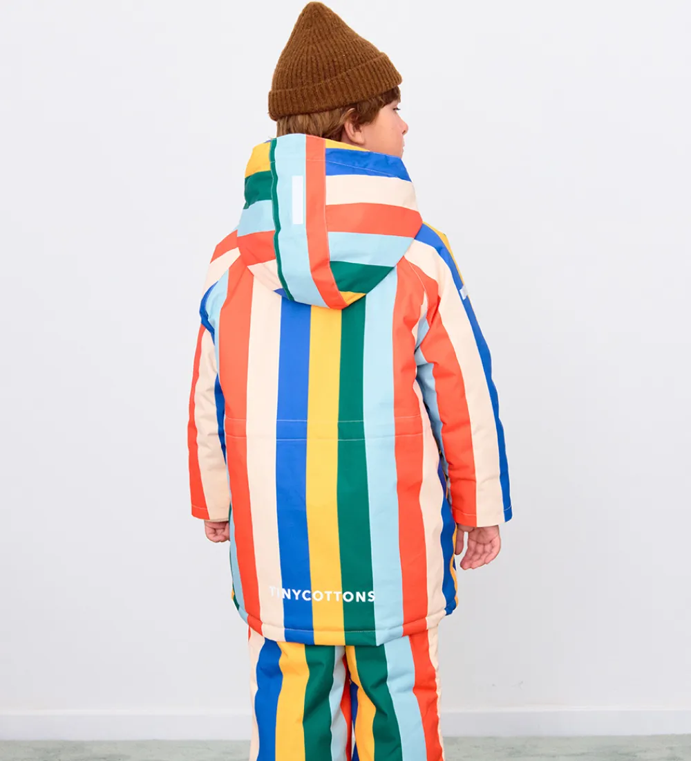 Vinterjakke - Multicolor Stripes|Tiny Cottons Clearance