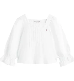 Bluse - Broderie Anglaise - White|Tommy Hilfiger Best