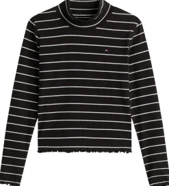 Bluse - Mock Neck - Black|Tommy Hilfiger