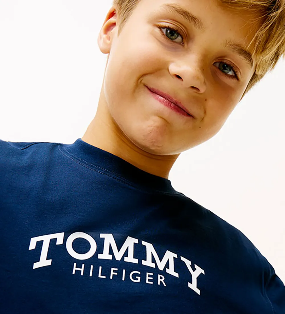 Bluse - Monotype - Dark Night Navy|Tommy Hilfiger Discount