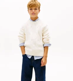 Bluse - Strik - Cable - Ivory Silk/White|Tommy Hilfiger Clearance