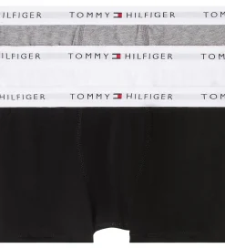 Boxershorts - 3-pak - Hvid/Sort/Gråmeleret|Tommy Hilfiger