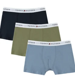Boxershorts - 3-pak - Brisk Blue/Utility Sage/Des|Tommy Hilfiger Online